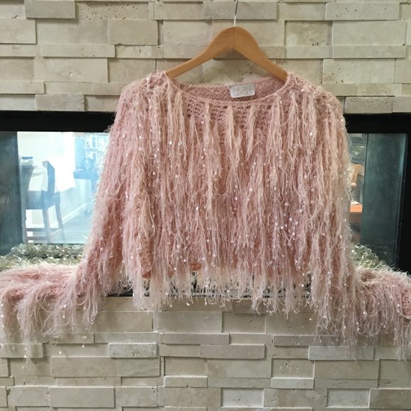 Cropped Lightweight Sweater Top - Picture 3 of 5